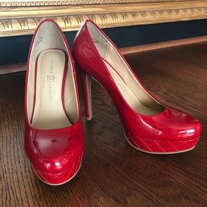 CHERRY RED PUMPS